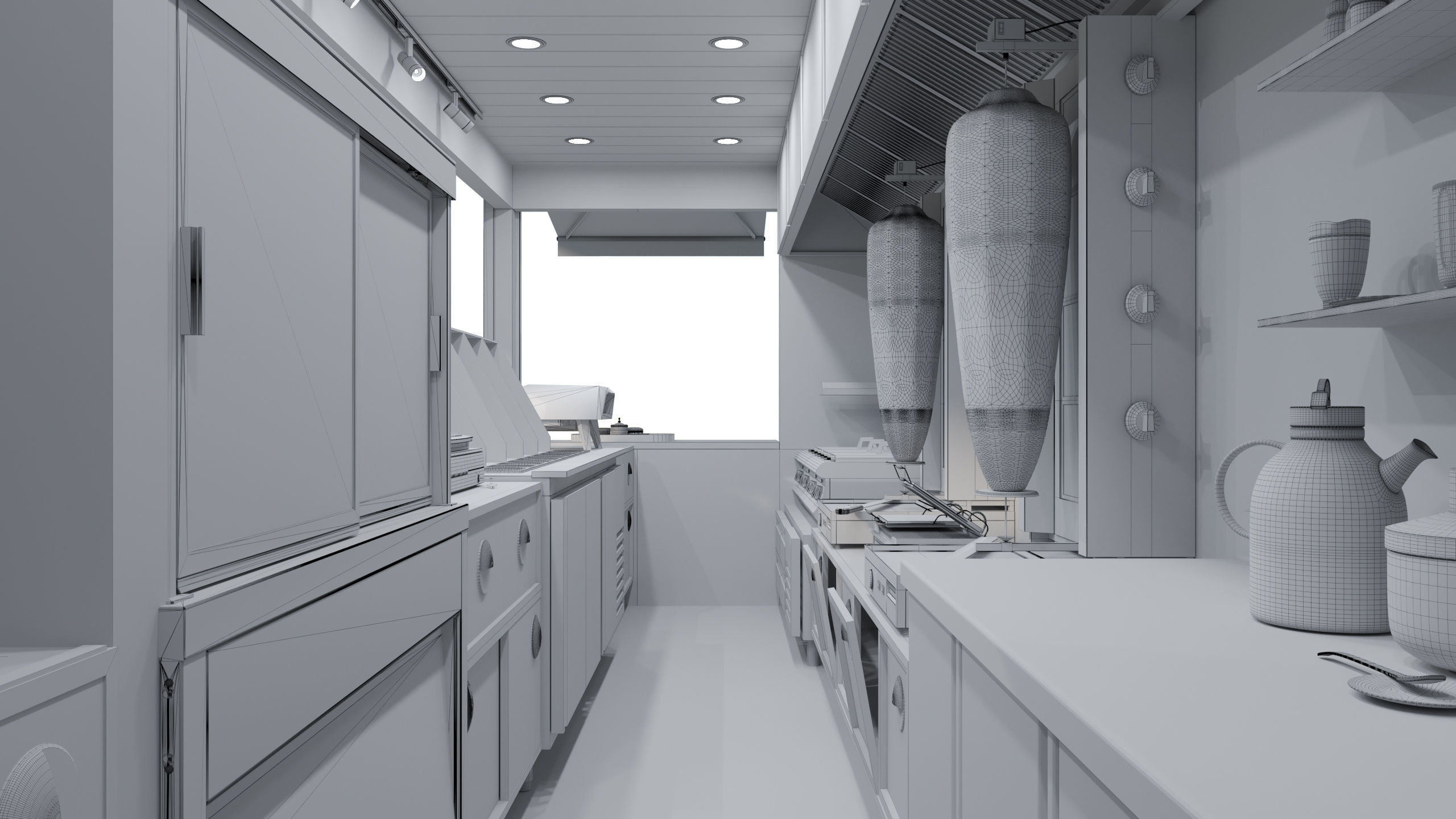 CONTAINER FOOD TRUCK IMMBIS BERLIN 3D model_15