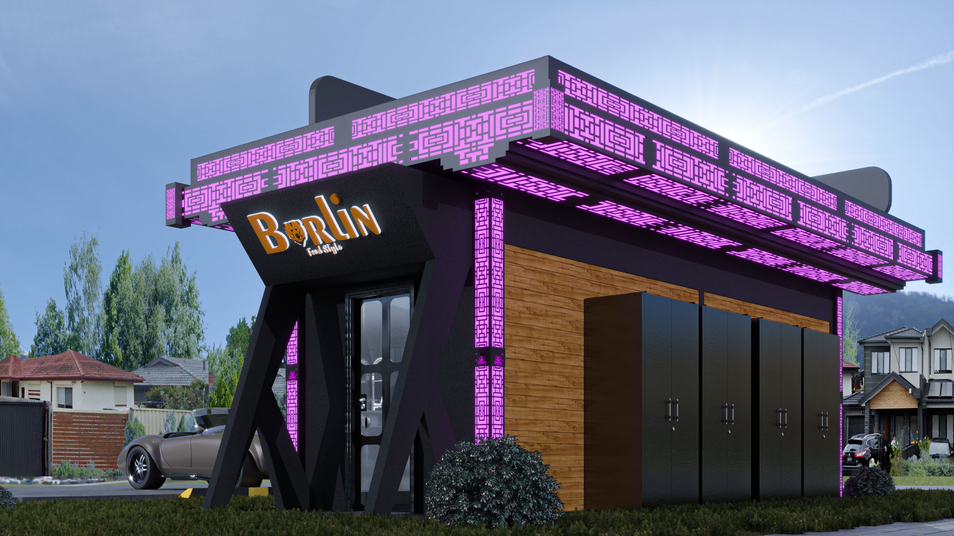 CONTAINER FOOD TRUCK IMMBIS BERLIN 3D model_25