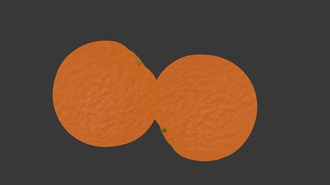 orange 3D model