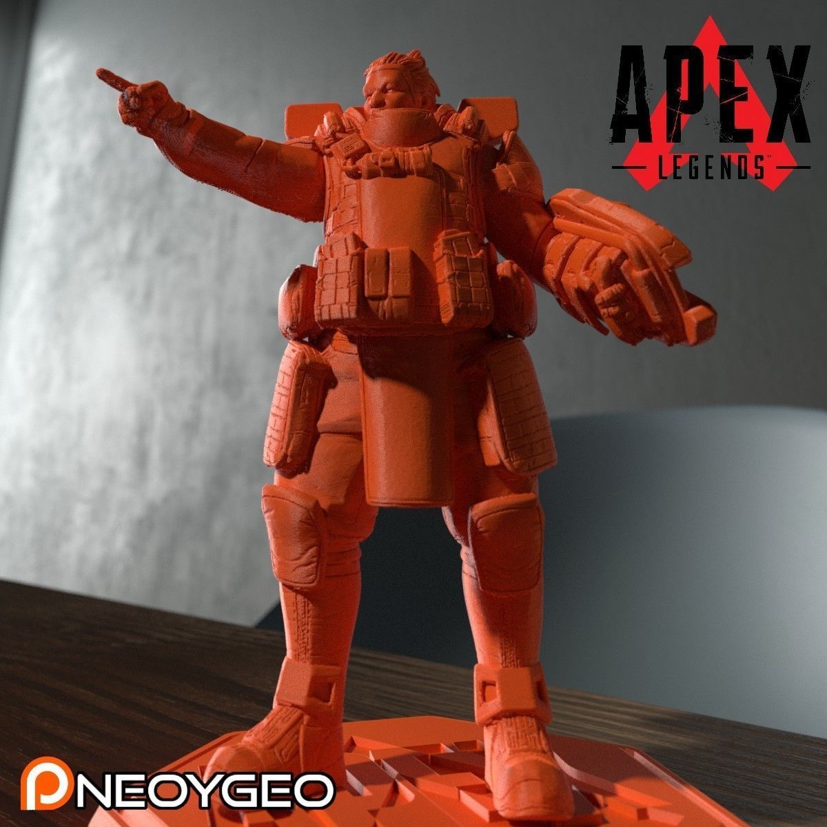 GIBRALTER SHIELDED FORTRESS - APEX LEGENDS 3D print model_3