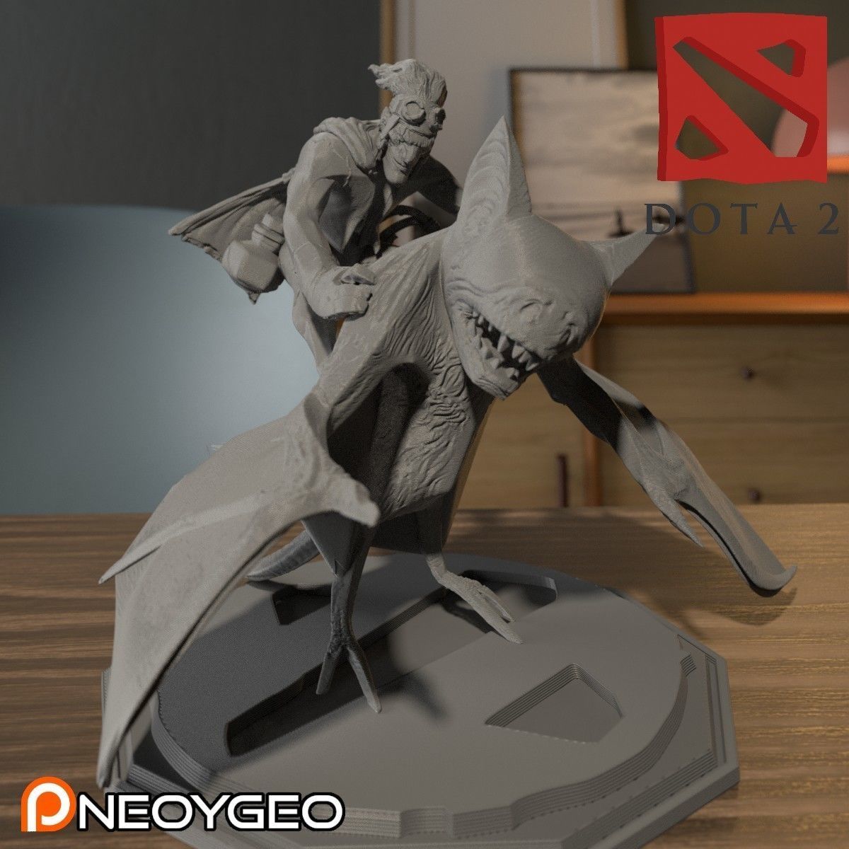 BATRIDER - DOTA 2 3D print model_1