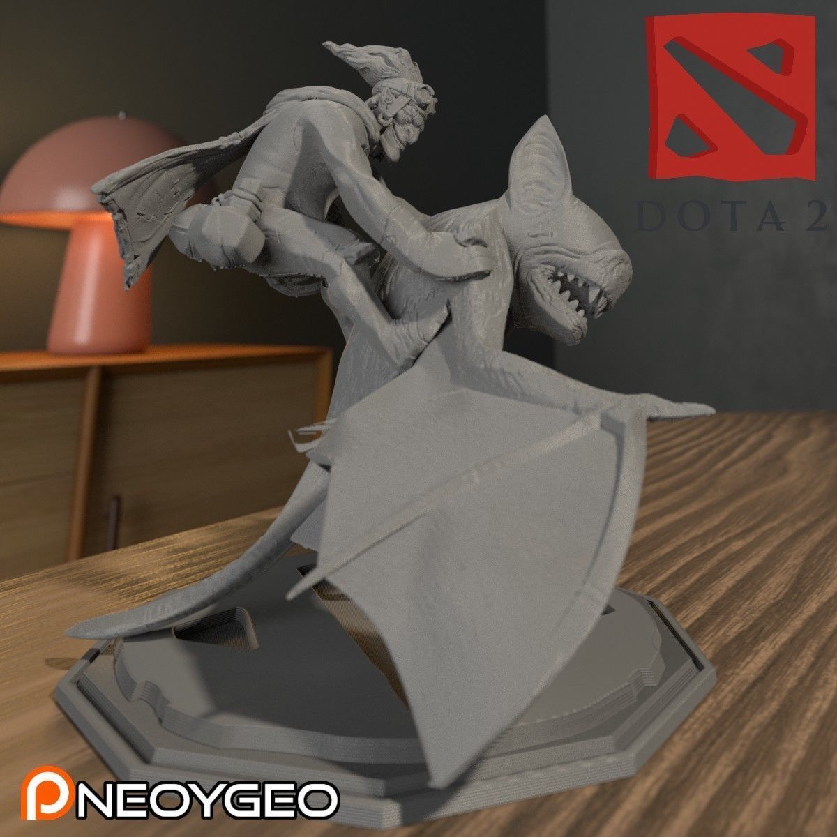 BATRIDER - DOTA 2 3D print model_3
