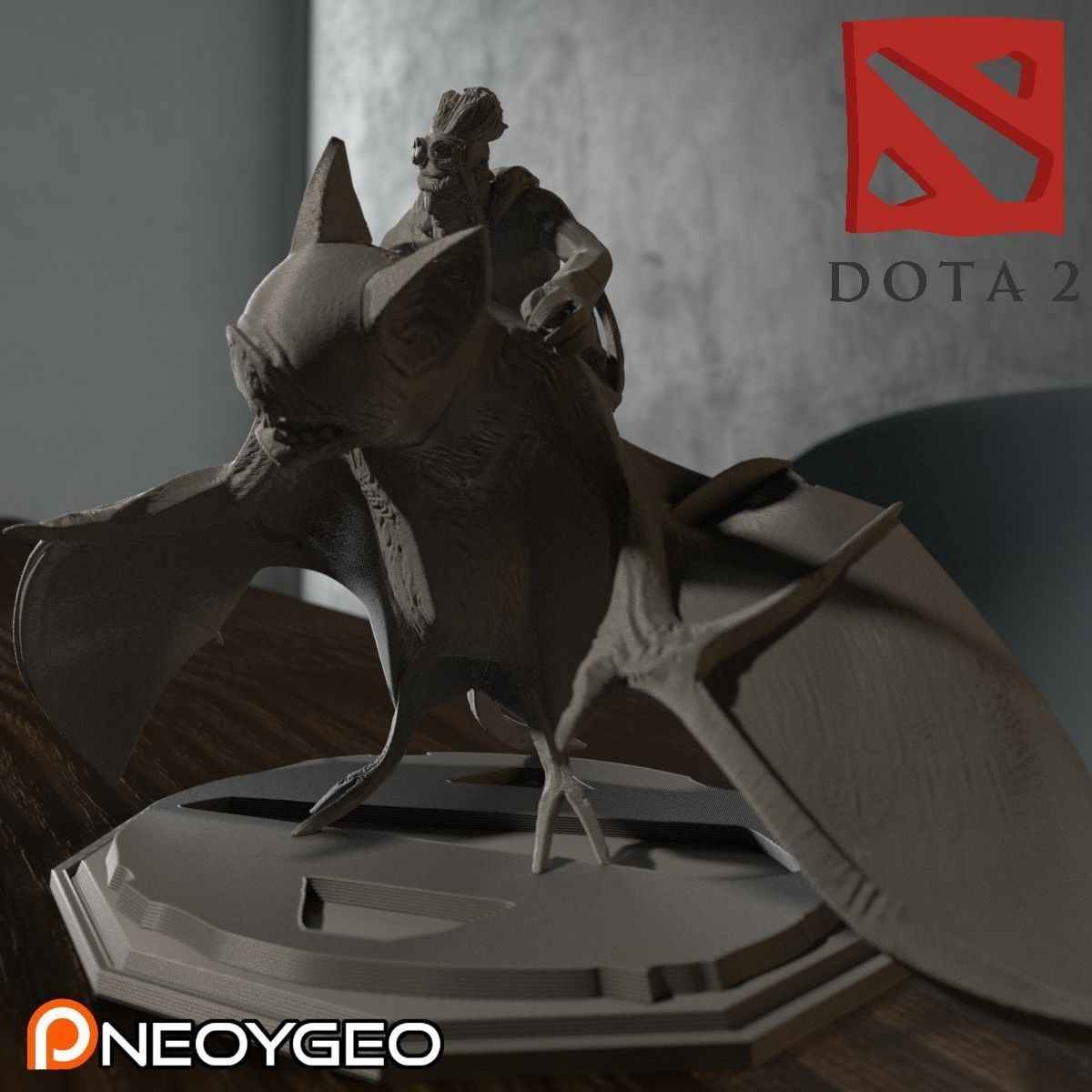 BATRIDER - DOTA 2 3D print model_2