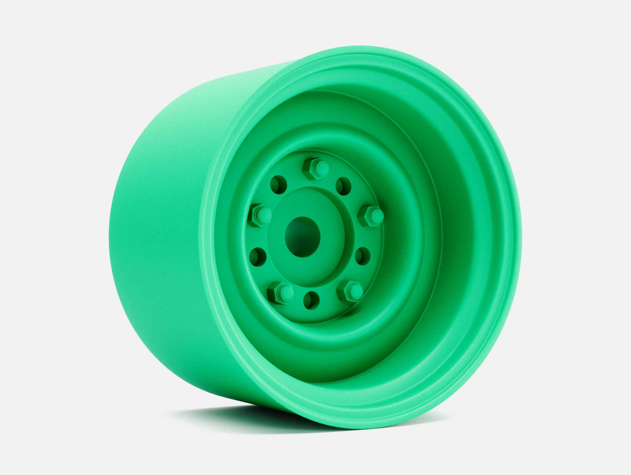 15x10 Smoothie Wheel and Brake 3D print model_1
