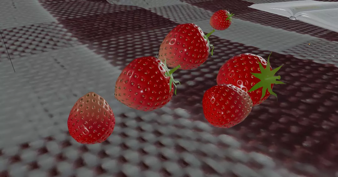 Strawberry 3D model_0