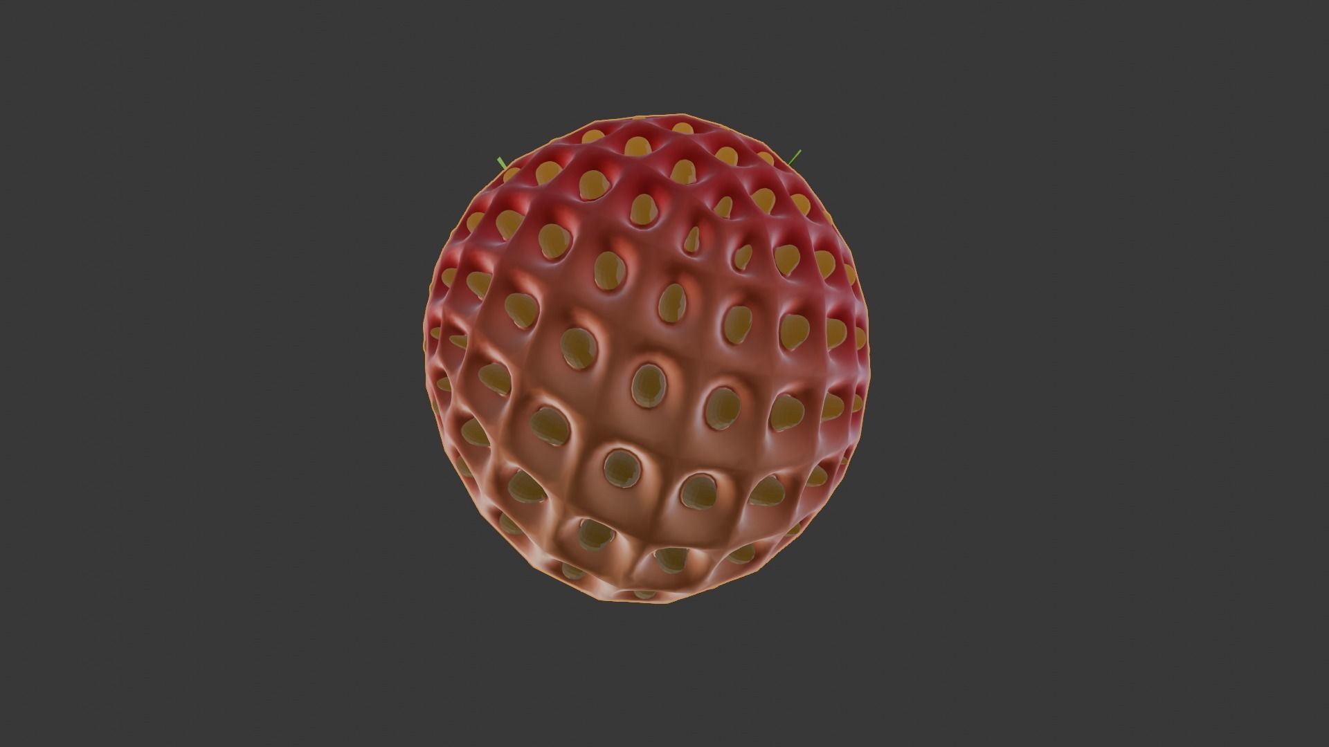 Strawberry 3D model_5