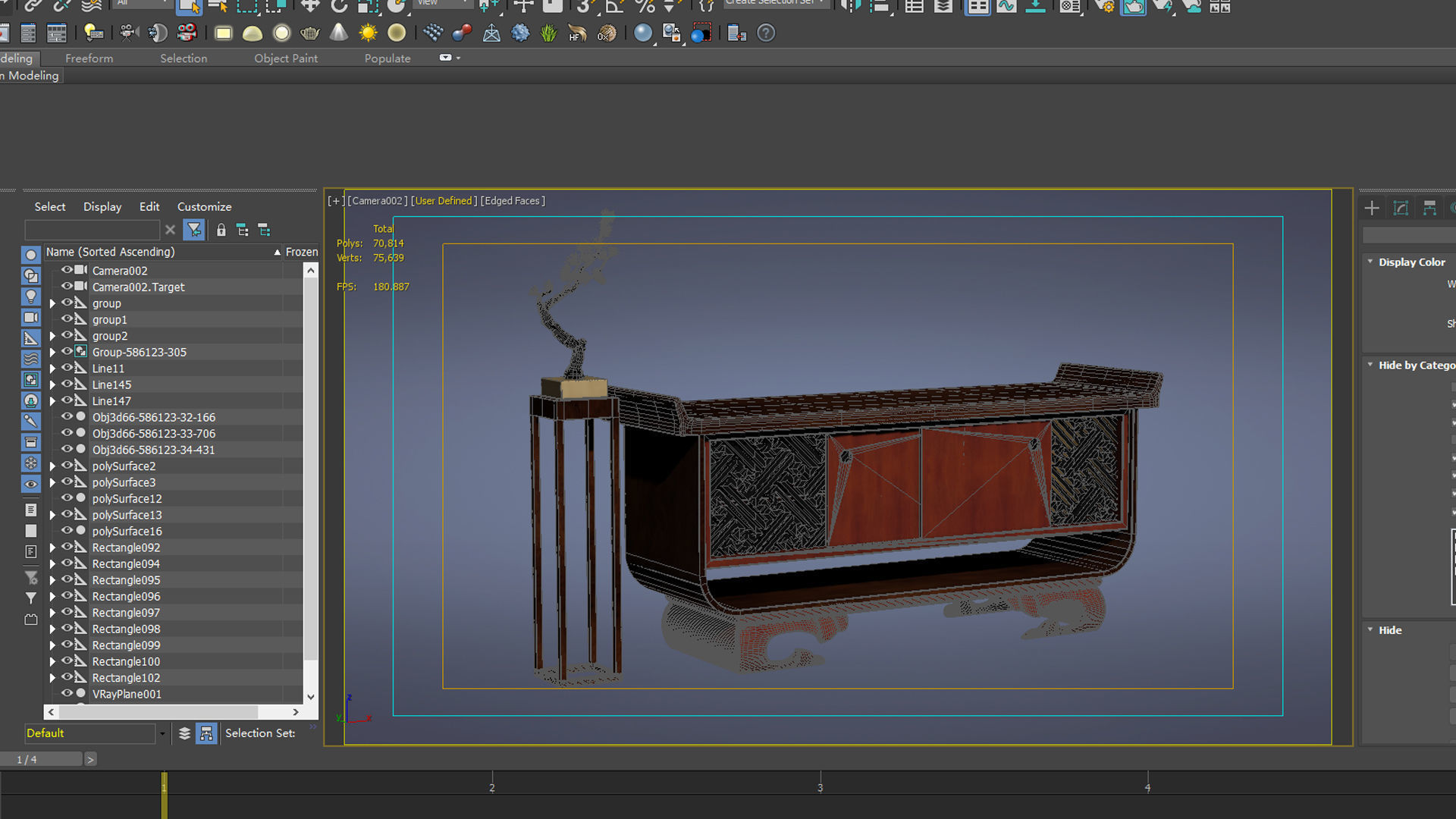 cabinet cabinet wardrobe sofa bed table bookshelve 3D model_5