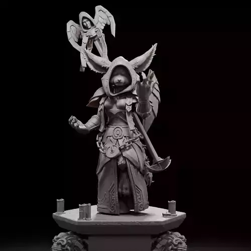 Vulpera Priest - World of Warcraft 3D print model