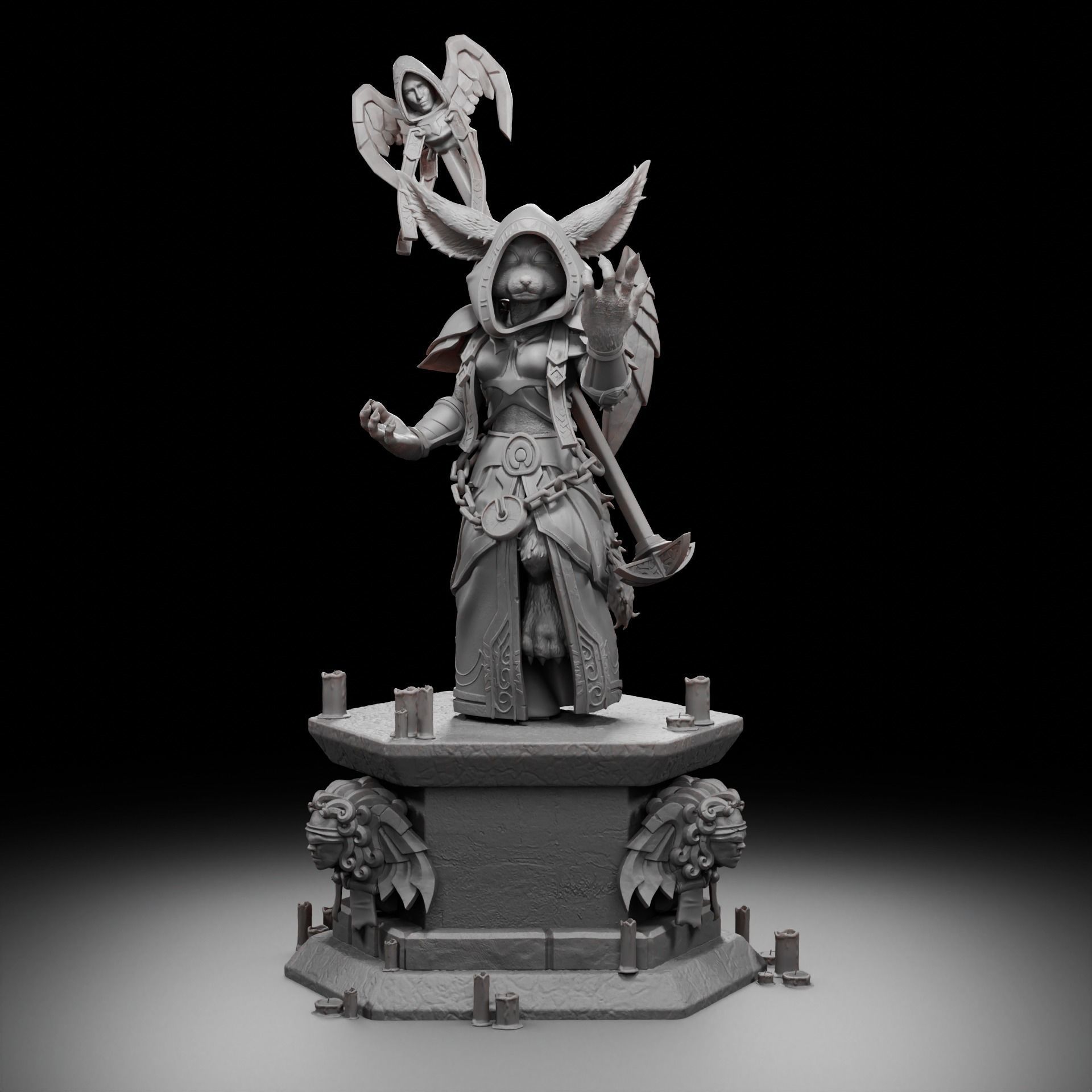 Vulpera Priest - World of Warcraft 3D print model_5