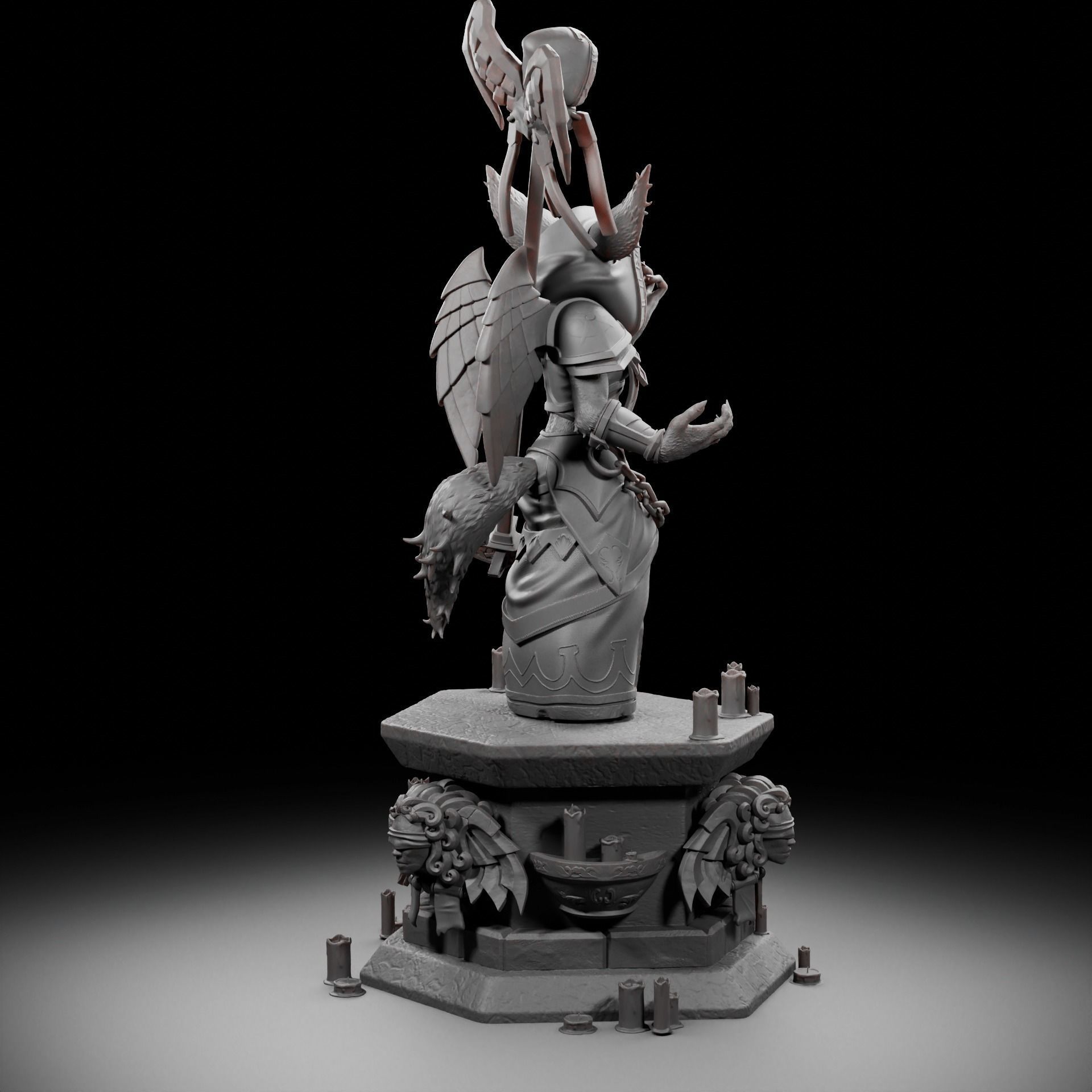 Vulpera Priest - World of Warcraft 3D print model_6