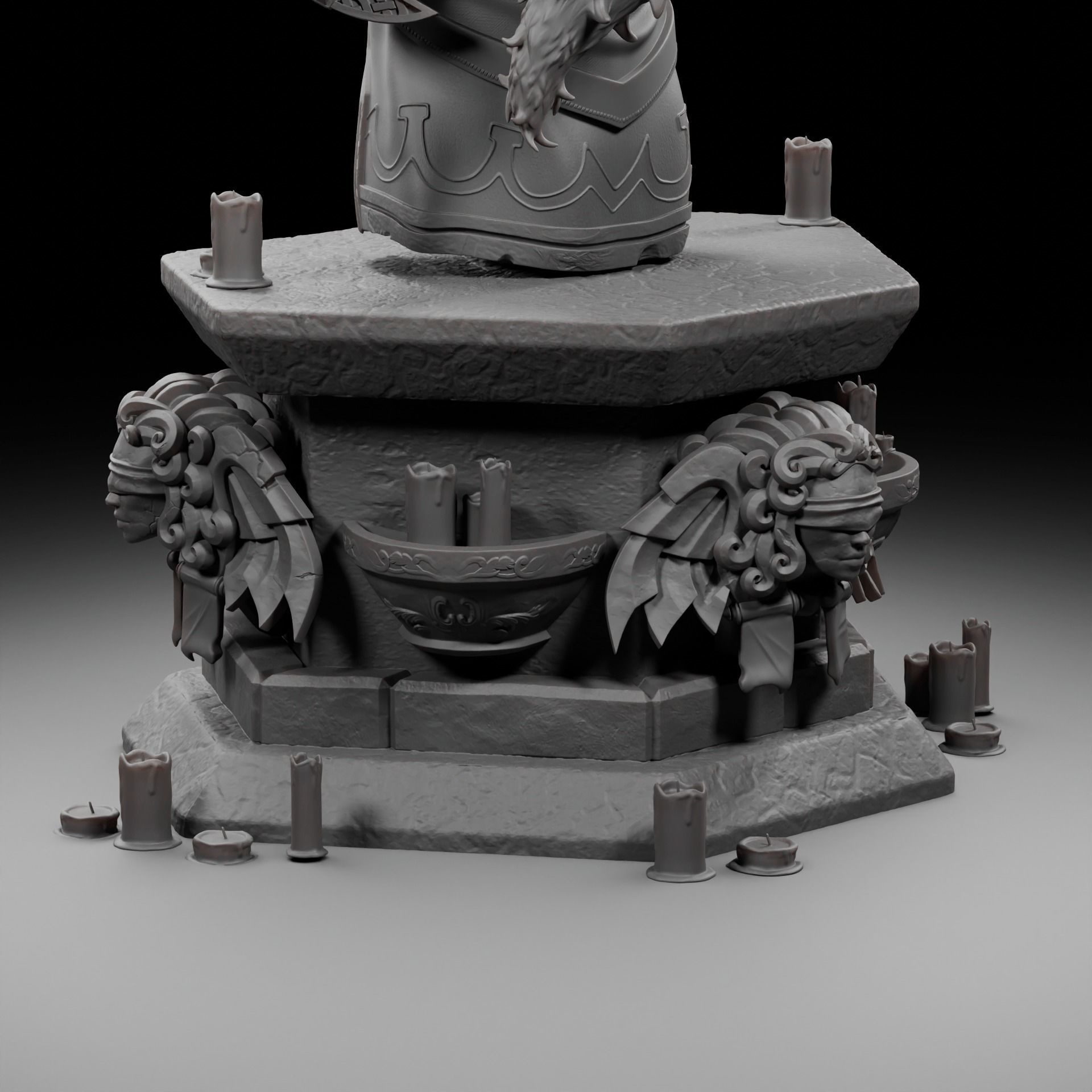 Vulpera Priest - World of Warcraft 3D print model_8