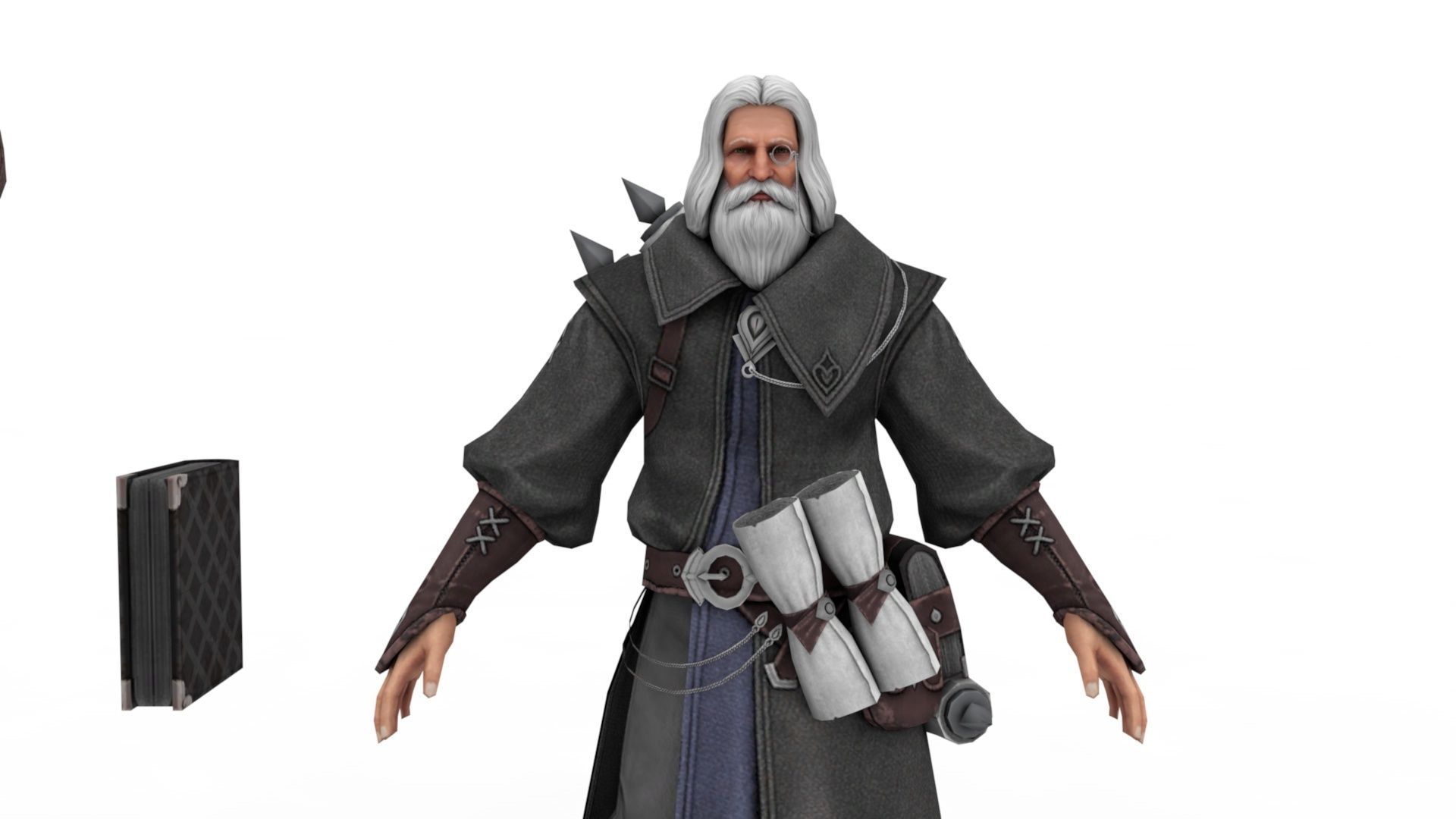 wizard 3D model_3