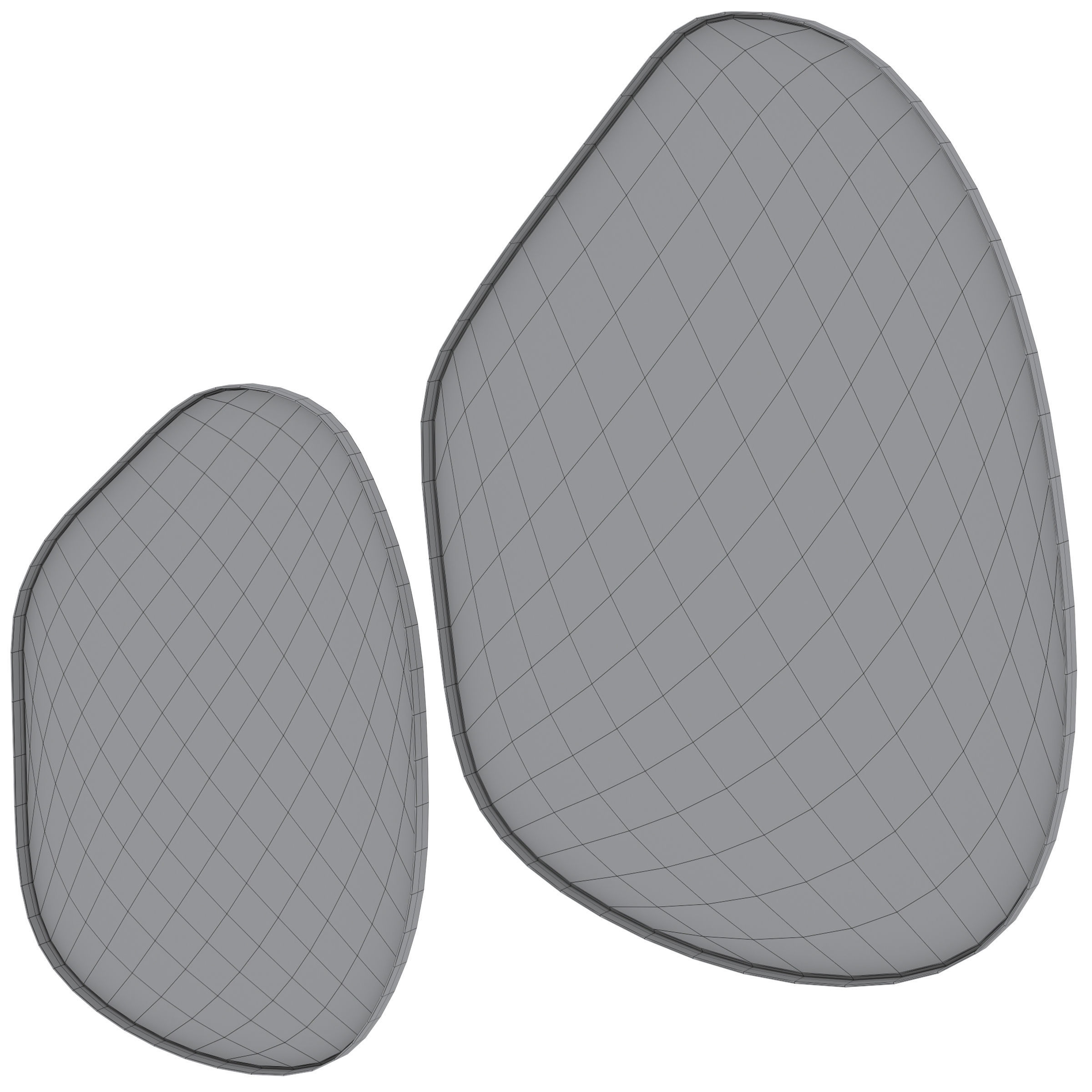 Wall Mirror Melia by Kasbah design 3D model_1