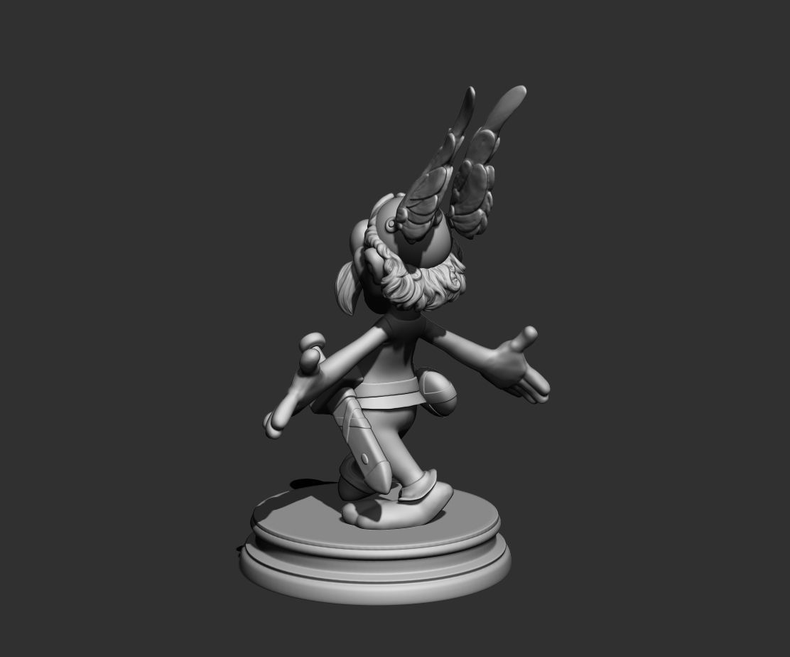 Asterix the Gaul 3D print model_2