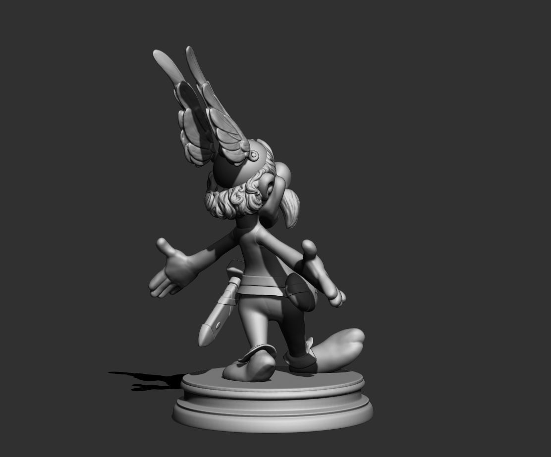 Asterix the Gaul 3D print model_3