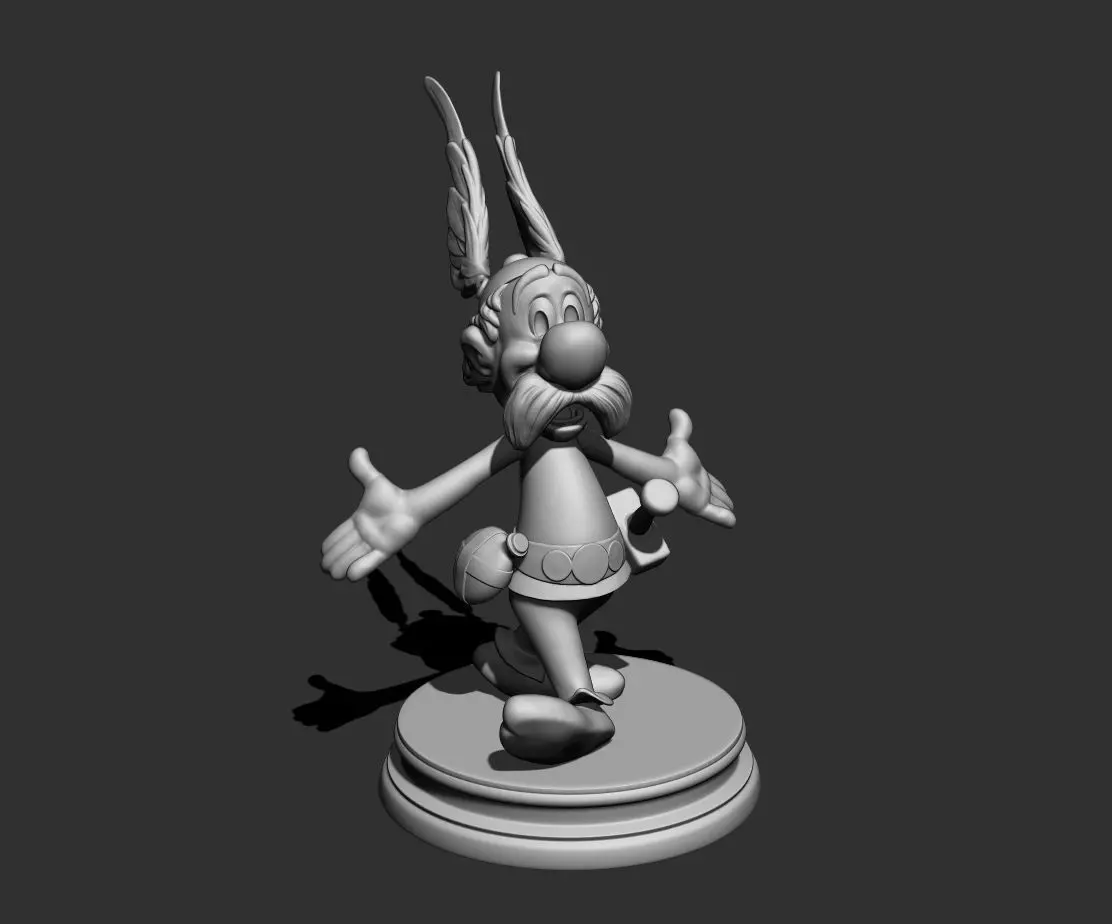 Asterix the Gaul 3D print model_0