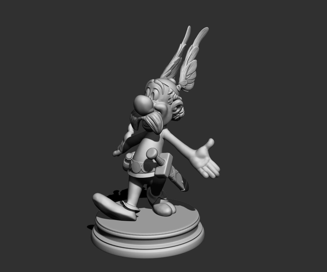Asterix the Gaul 3D print model_1