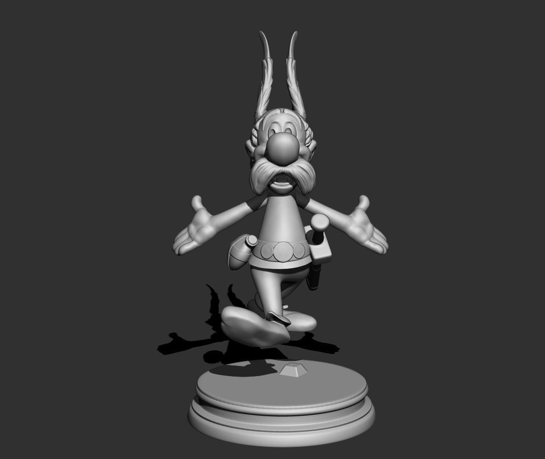 Asterix the Gaul 3D print model_4