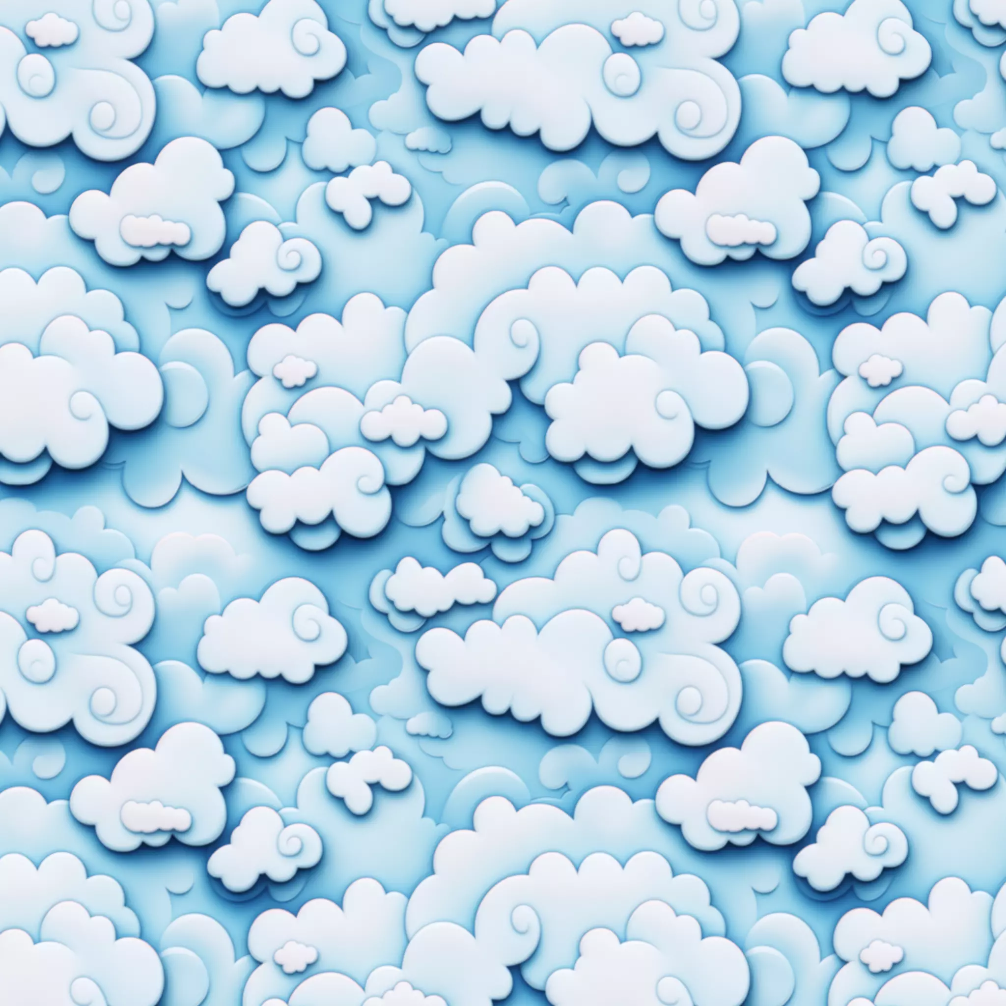  Stylized Clouds Seamless Texture  Texture_0