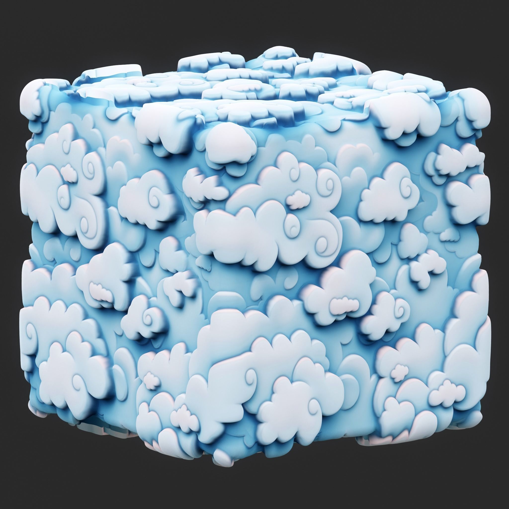  Stylized Clouds Seamless Texture  Texture_4