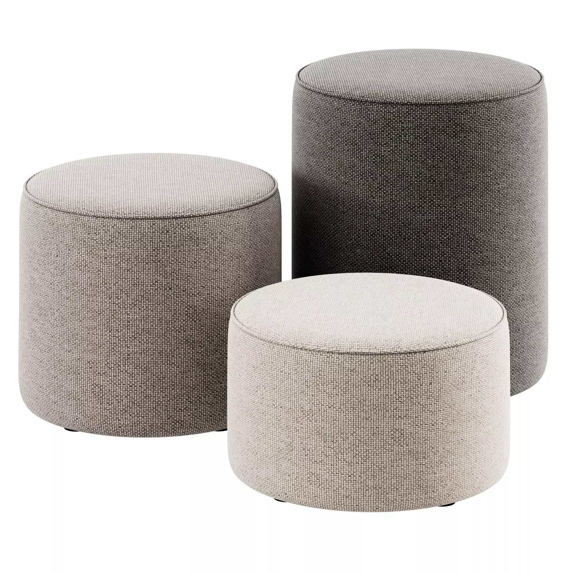 Camden Drum Stool by Footstools and More 3D model_0