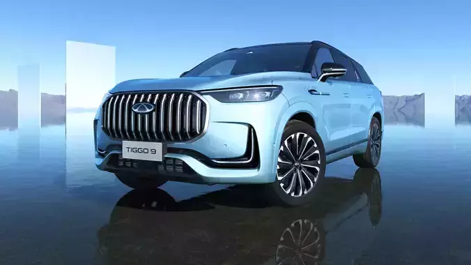 2024 Chery Tiggo9 AWD 7-seater version with low interior