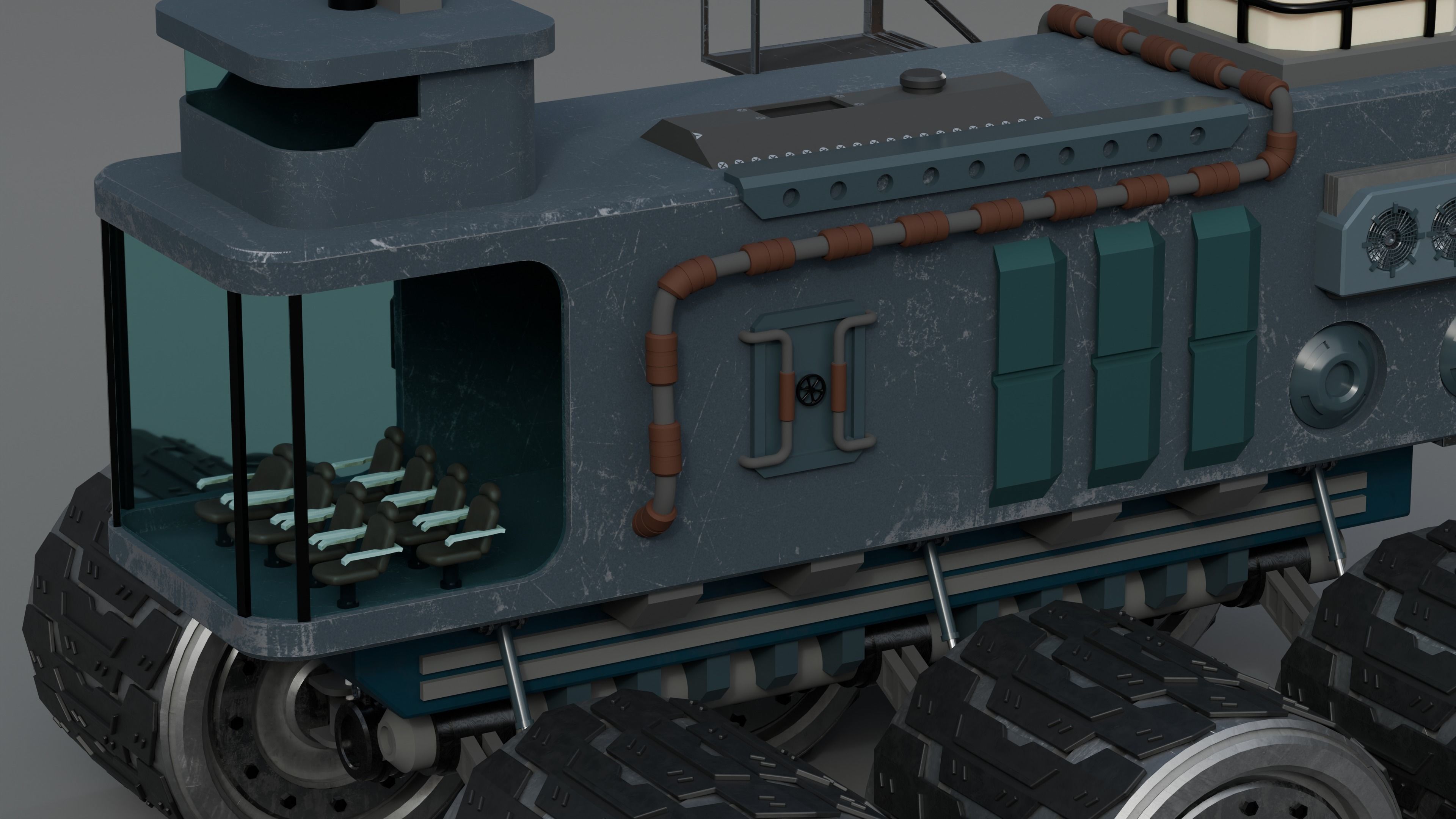 Explore ULT EX-6 Rover- 3D Vehicle 3D model_1