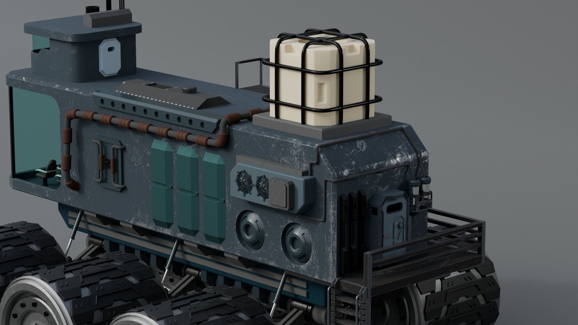 Explore ULT EX-6 Rover- 3D Vehicle 3D model_3