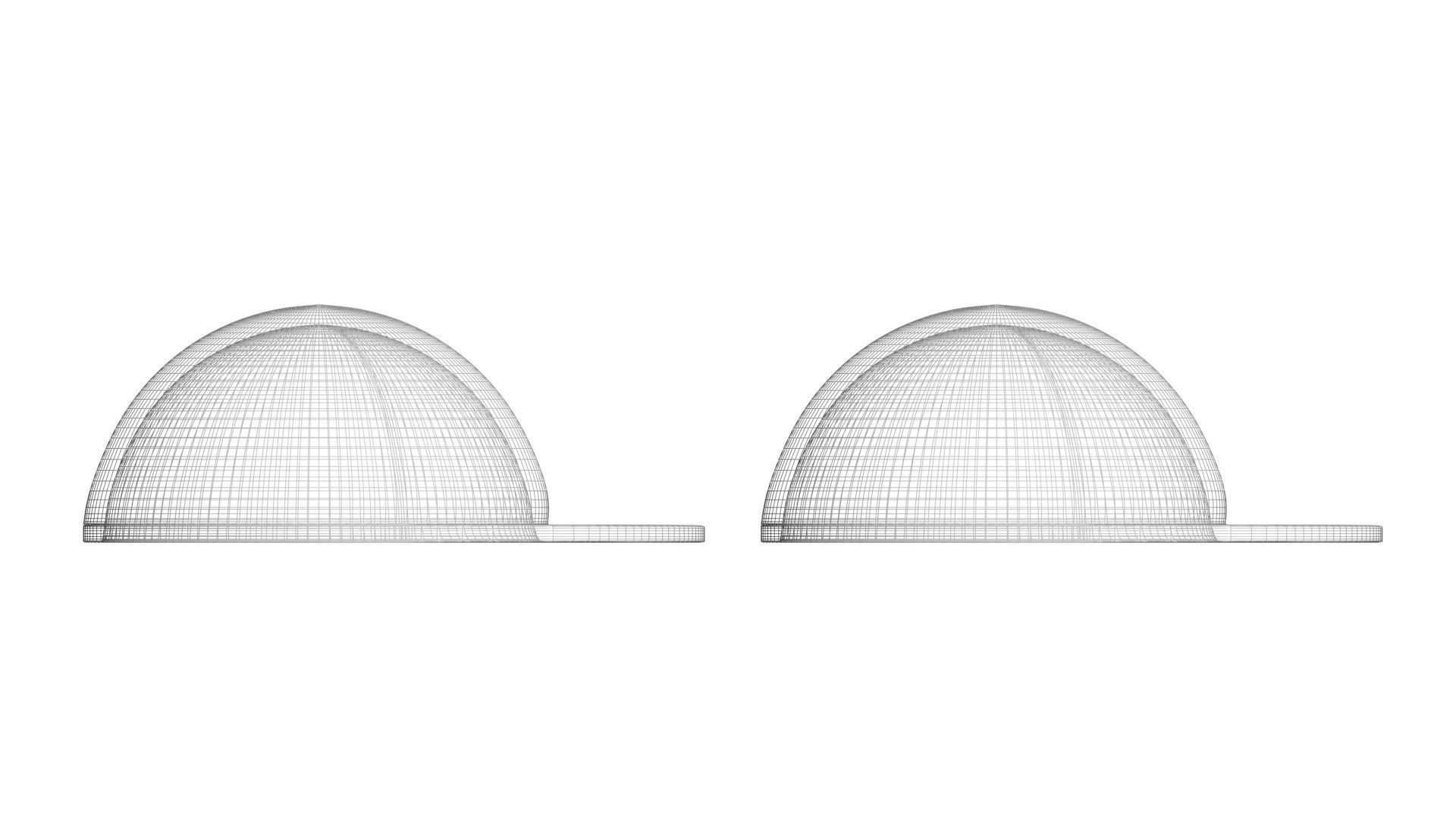 Colored Glass Lego Caps Set 3D model_27