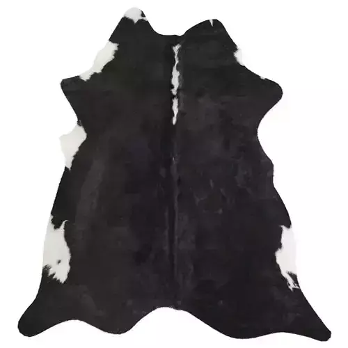 Black and White Cowhide Rug A24318 3D model