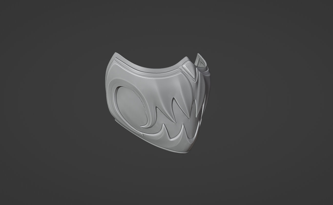 Mileena mask  from MK1 -  Hungry Hipster 3D print model_11