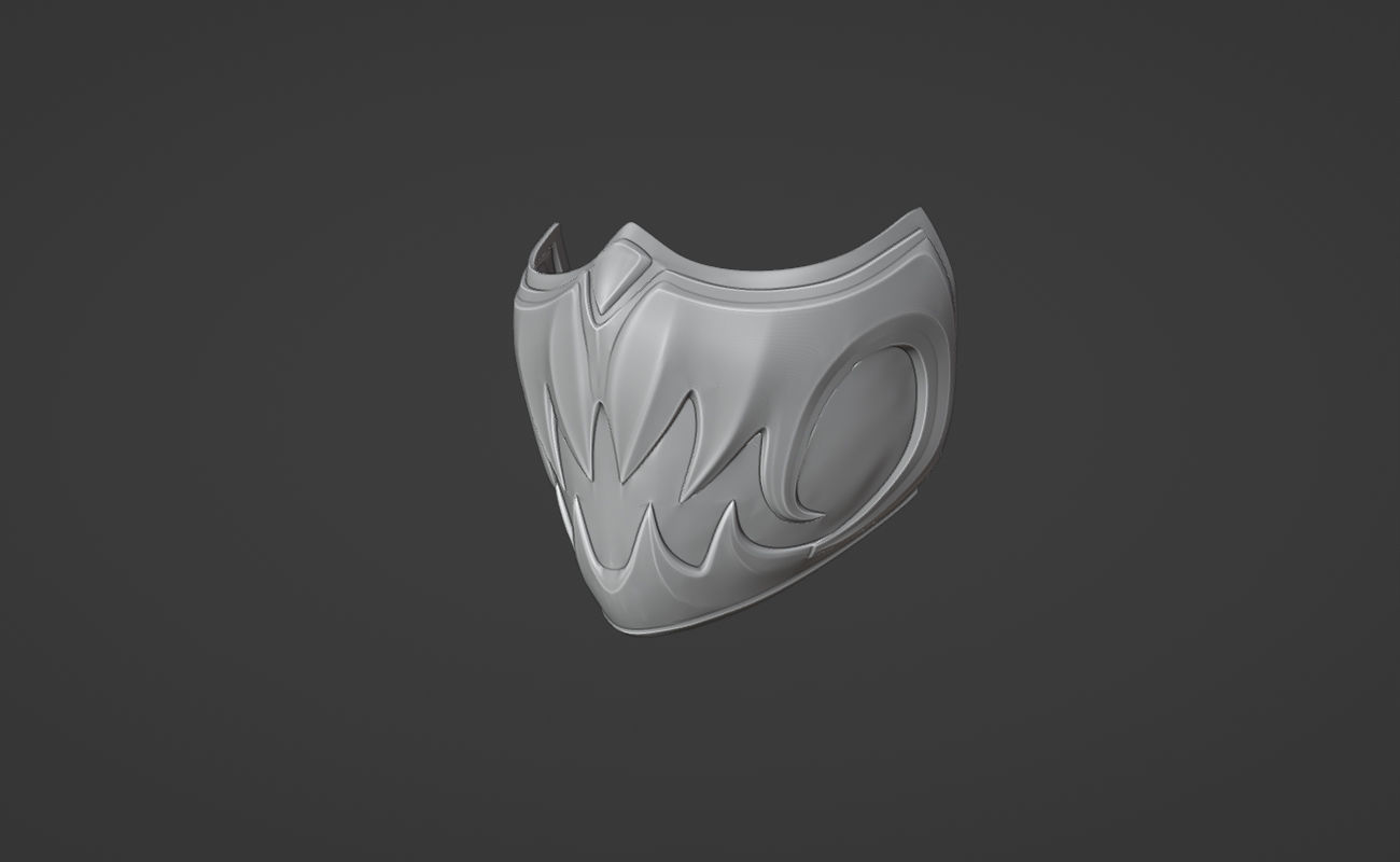 Mileena mask  from MK1 -  Hungry Hipster 3D print model_10