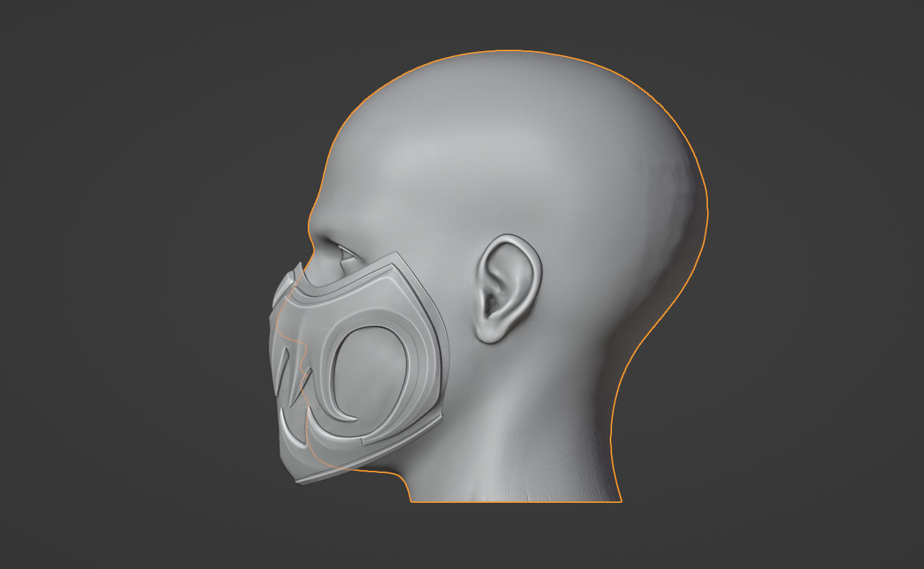 Mileena mask  from MK1 -  Hungry Hipster 3D print model_2