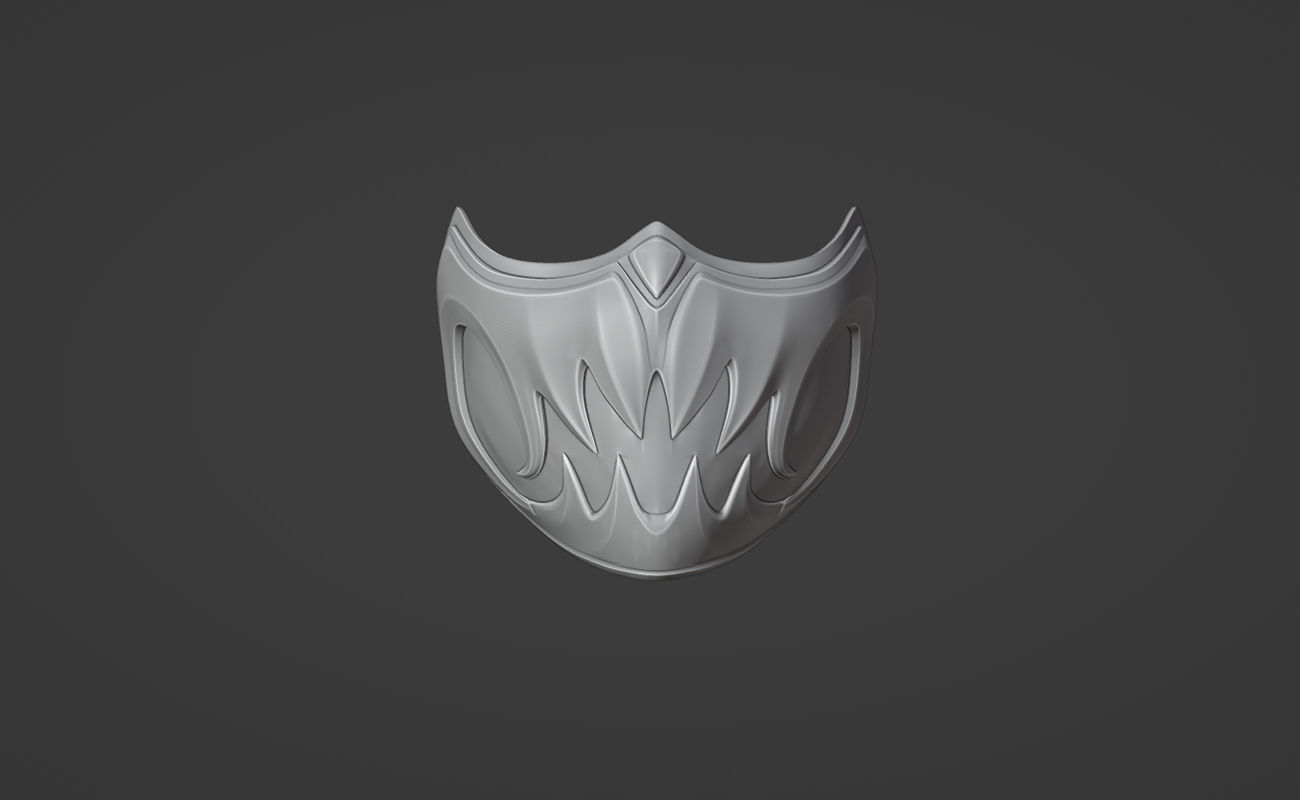 Mileena mask  from MK1 -  Hungry Hipster 3D print model_7
