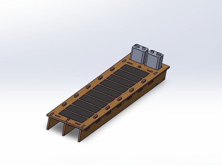 Electromagnetism Linear Motor Prototype Free 3D print model_3