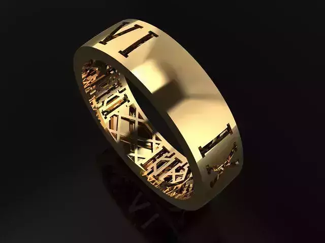 1  Roman clock RING