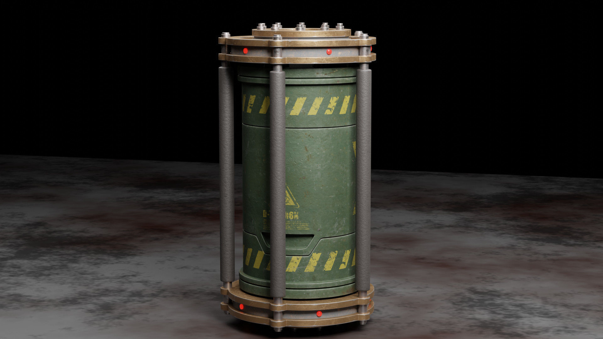 Military Grade Time Bomb 3D model_4