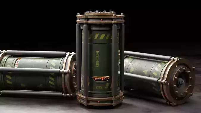 Military Grade Time Bomb  3D model