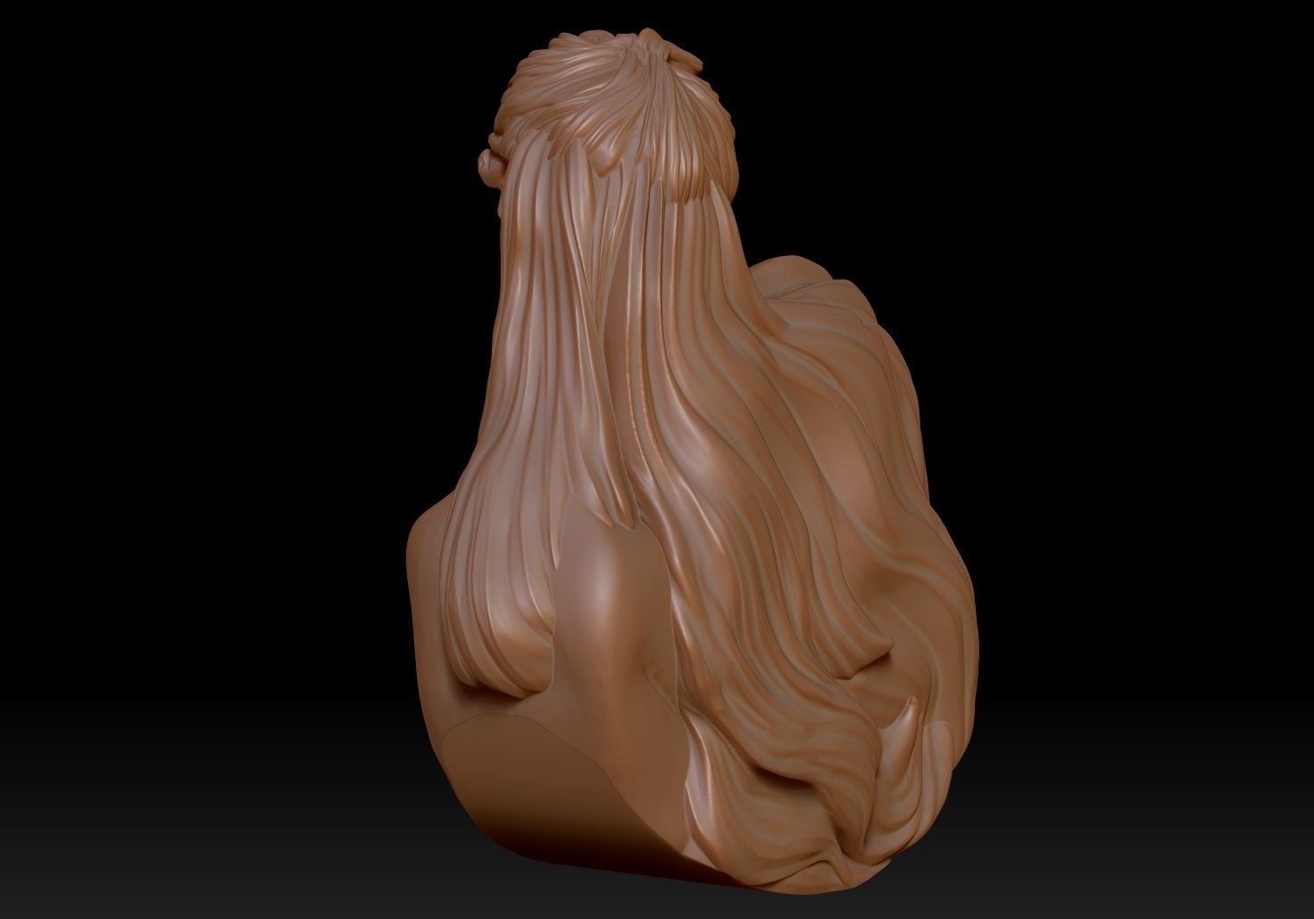 Mother and Child Rocking Sculpture 3D print model_18