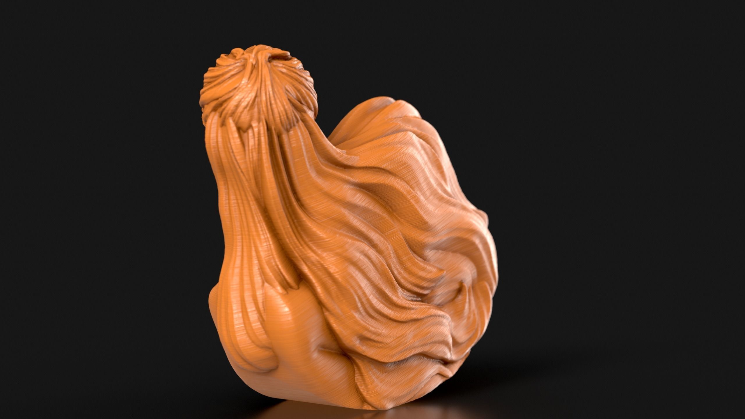 Mother and Child Rocking Sculpture 3D print model_9