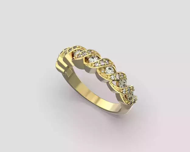 R 037 Wedding band 3D print model