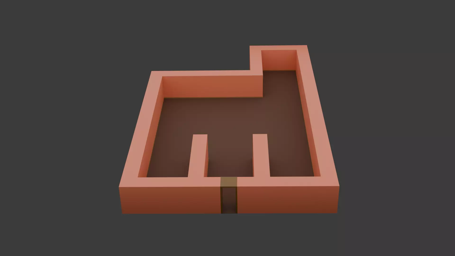 Low Poly Modular Wall Pack Low-poly 3D model_0