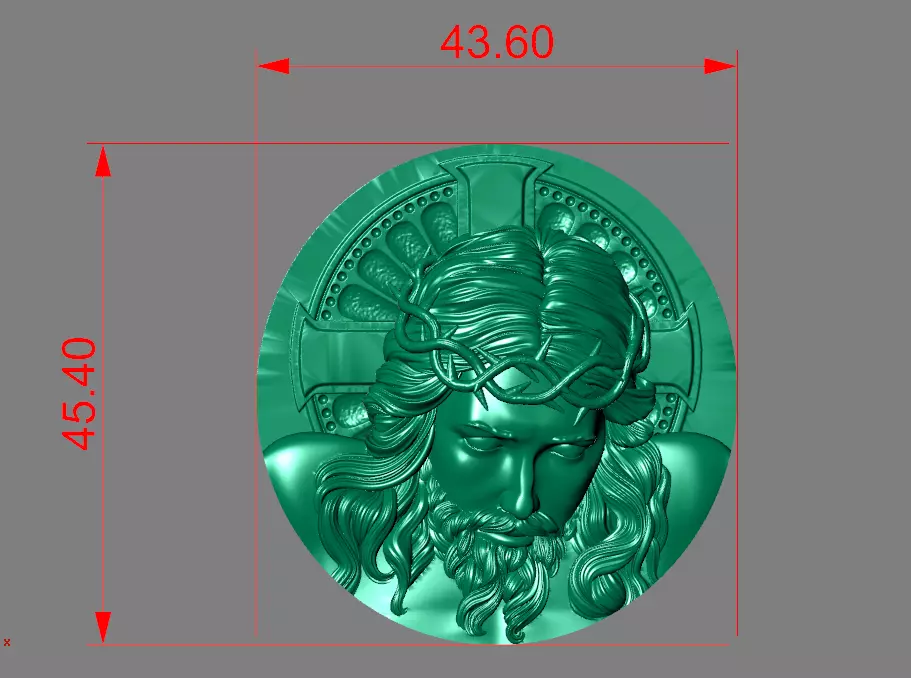 jesus 3D print model_0