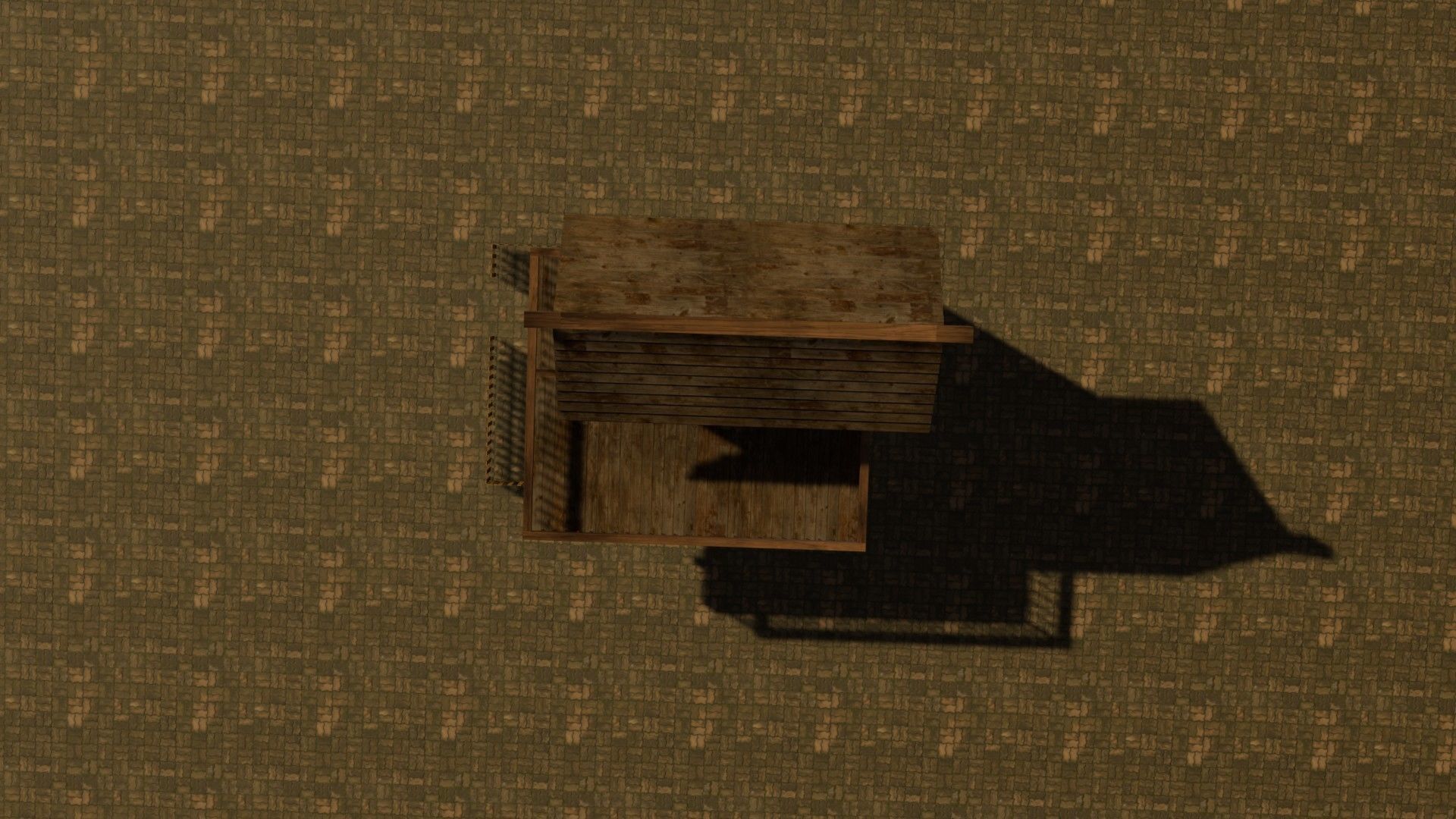 Medieval house seven 3 Low-poly 3D model_14