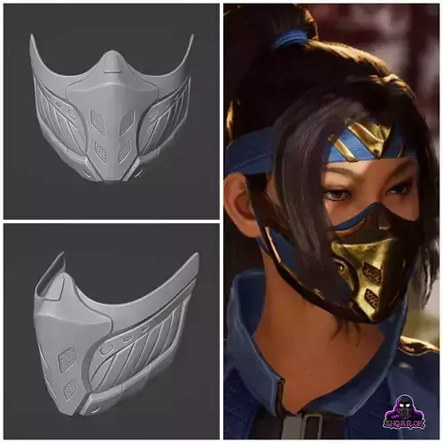 Kitana mask  from MK1 -  Heaven and Earthrealm