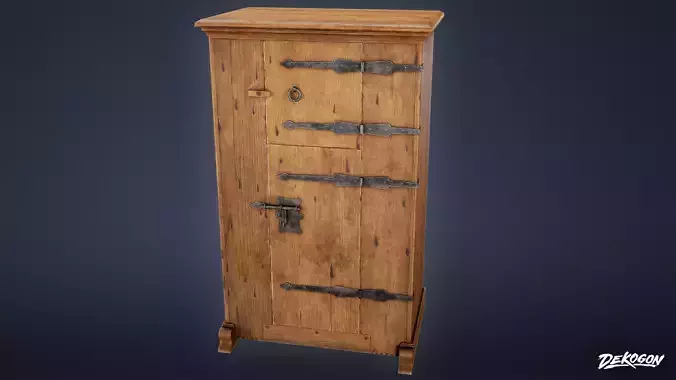 MEDIEVAL - Cabinet 06 - LOW POLY