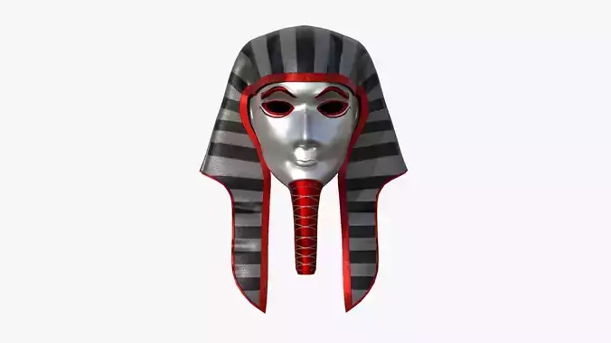 Amun Mask A10 - Egyptian Gods Character Clothing Low-poly 3D model