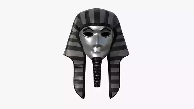 Amun Mask A06 - Egyptian Gods Character Clothing Low-poly 3D model