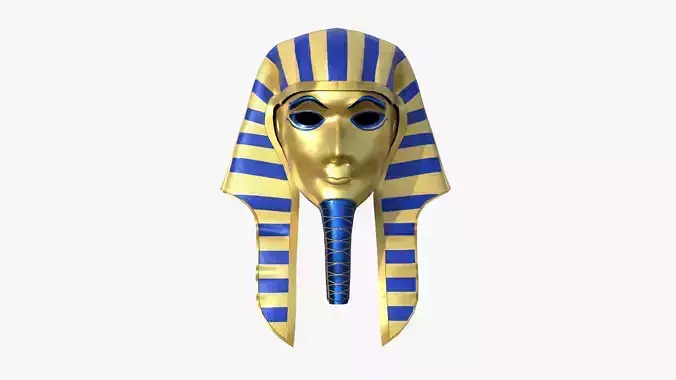 Amun Mask A01 - Egyptian Gods Character Clothing Low-poly 3D model