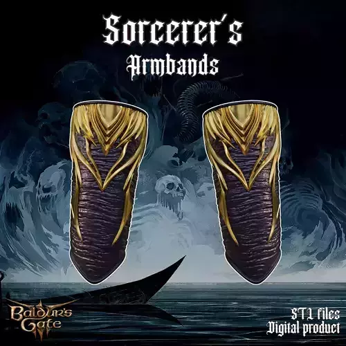 Fantasy Sorcerers Armbands Baldurs Gate 3